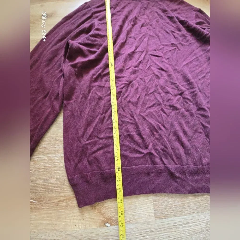 BERRAGAMO Elegant Maroon Turtleneck Sweater for Men